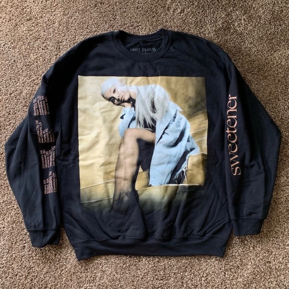 NEW Ariana Grande Sweetener Stairs Crewneck